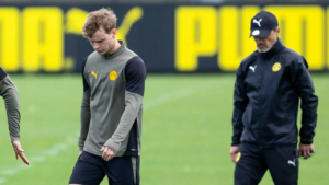 Cole Campbell during a training session, preparing for the next stage of his development