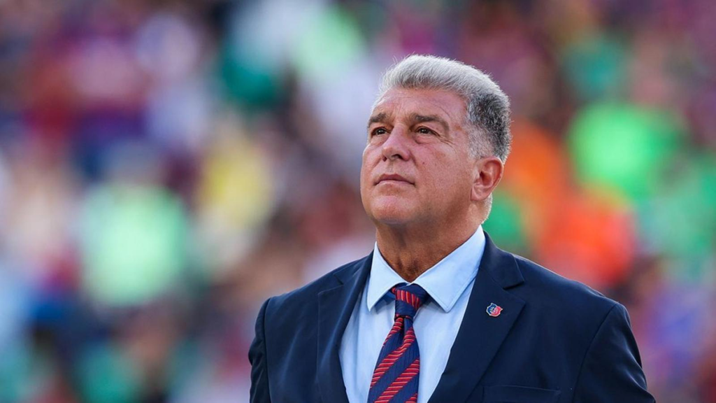 Barcelona president Joan Laporta pictured during club activities