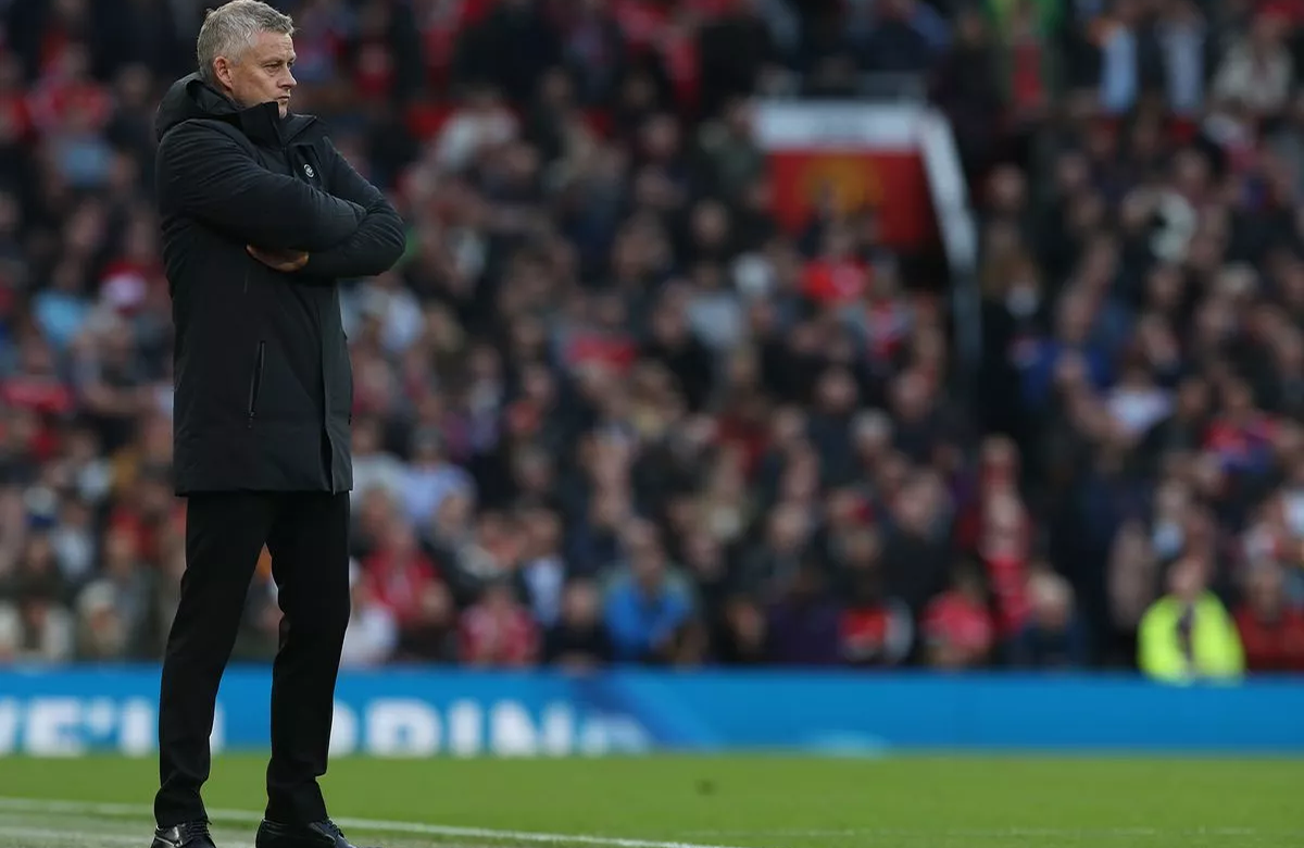 Ole Gunnar Solskjaer on the Manchester United touchline during his previous spell as manager at Old Trafford.