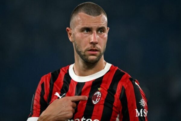 Strahinja Pavlović Serbian and Milan player