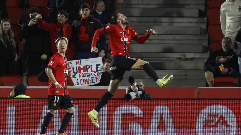 Mallorca goal in match vs Sevilla 
